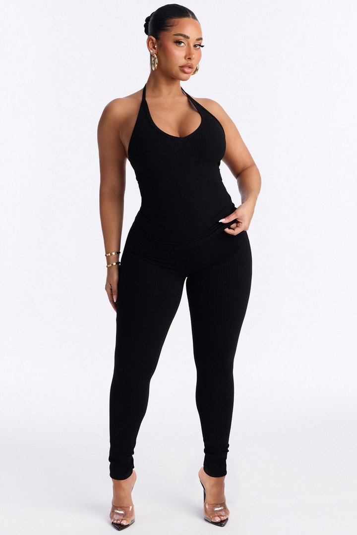 Gaia Snatched Tank Top - Black