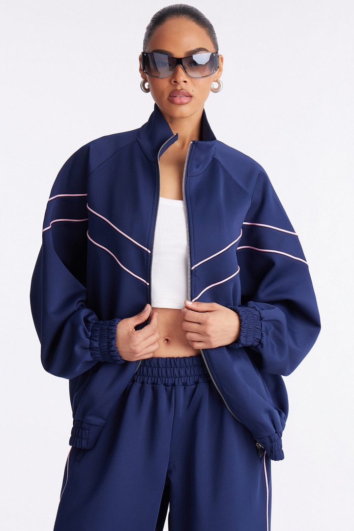 Track Record Pant Set - Navy