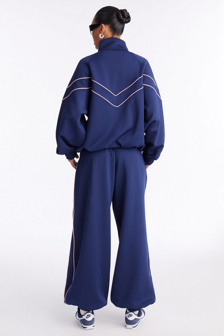 Track Record Pant Set - Navy