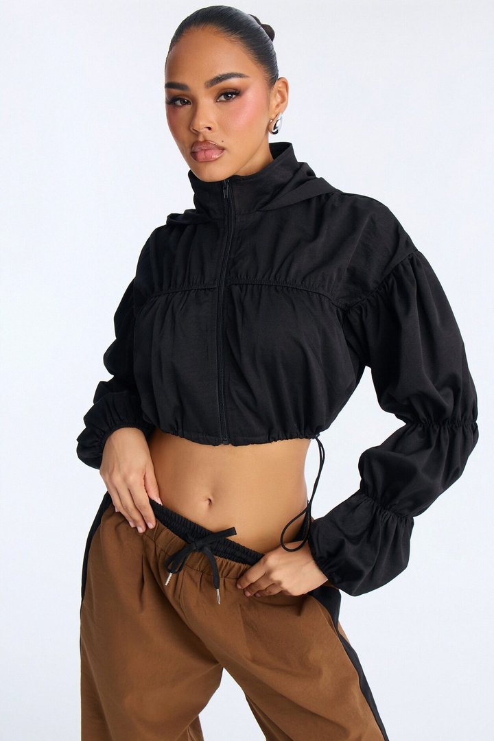 In The Mix Double Waistband Pant Set - Brown/combo