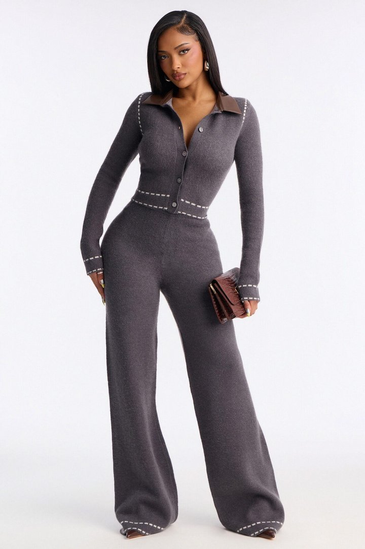 Cierra Sweater Pant Set - Grey