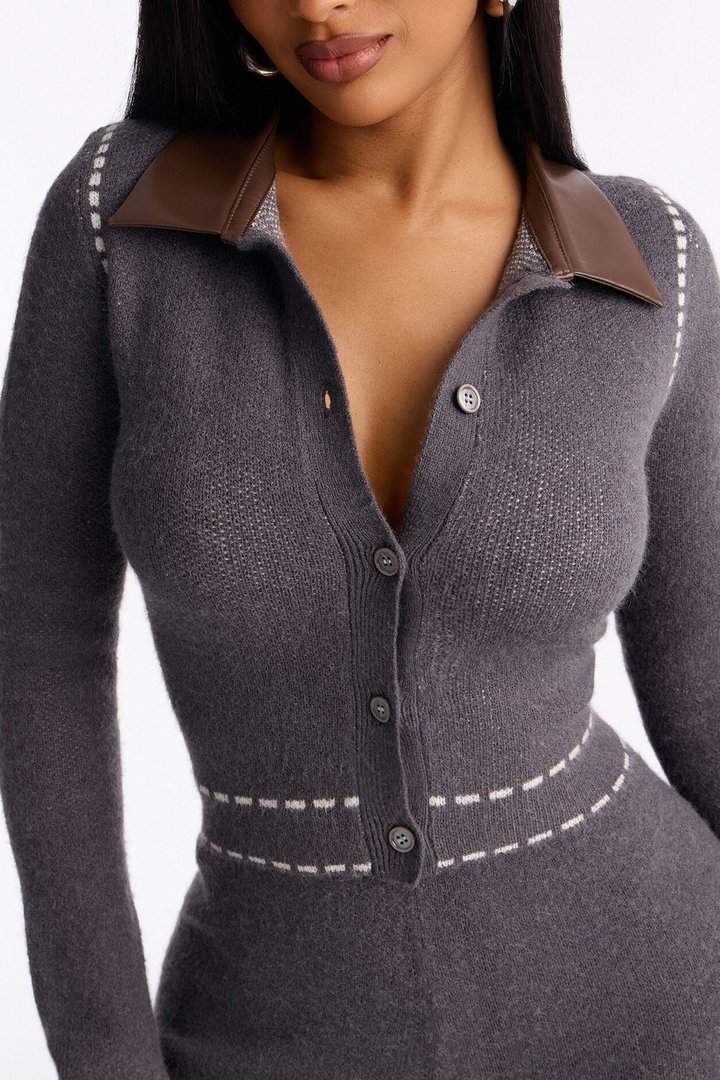Cierra Sweater Pant Set - Grey