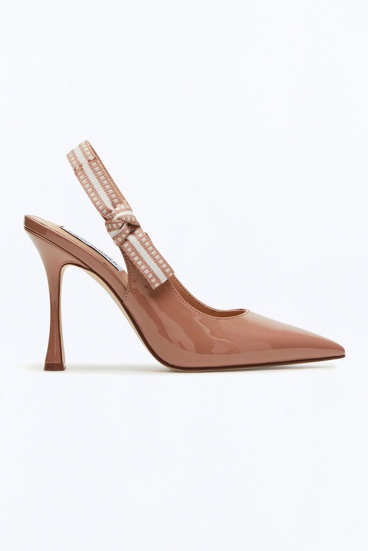 Steve Madden Bri Patent Slingback Pumps - Blush