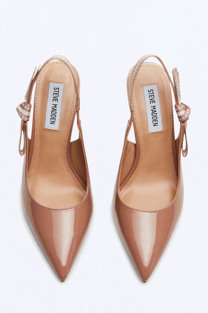 Steve Madden Bri Patent Slingback Pumps - Blush