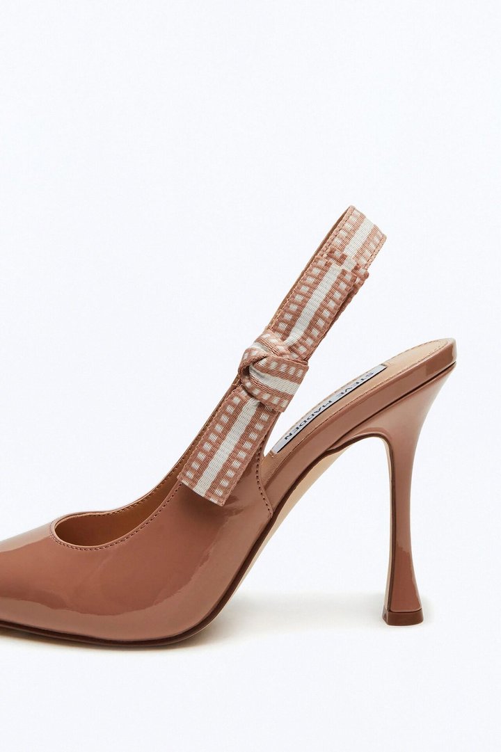 Steve Madden Bri Patent Slingback Pumps - Blush