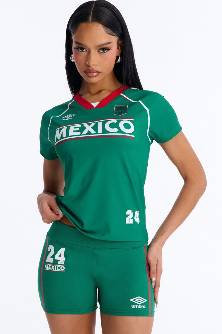 Umbro Mexico 24 Soccer Jersey - Green